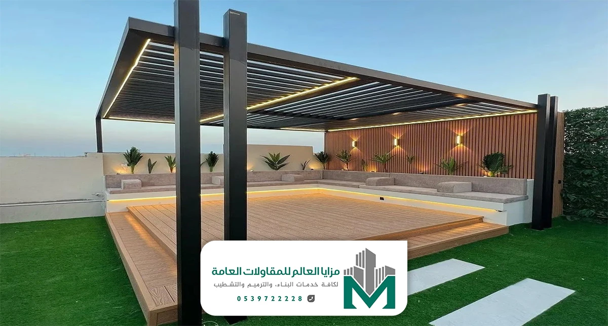 تركيب برجولات خشب الدمام